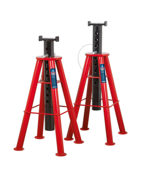 Axle Stands (Pair) 10 Tonne Capacity per Stand High Level