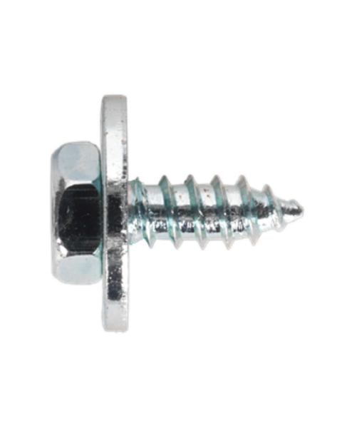 Acme Screw with Captive Washer #10 x 3/4" Zinc Pack of 100