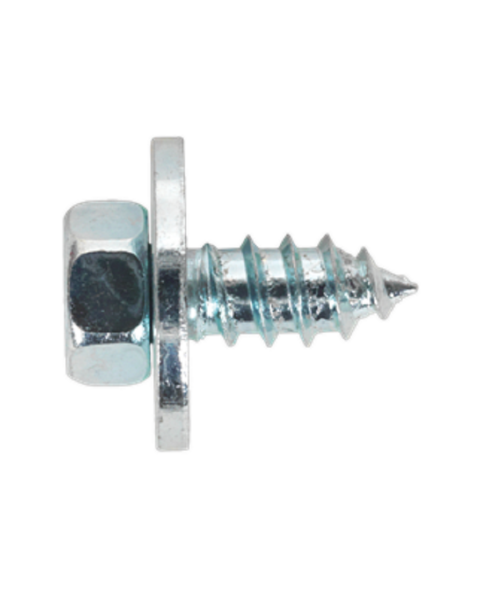 Acme Screw with Captive Washer #12 x 1/2" Zinc Pack of 50