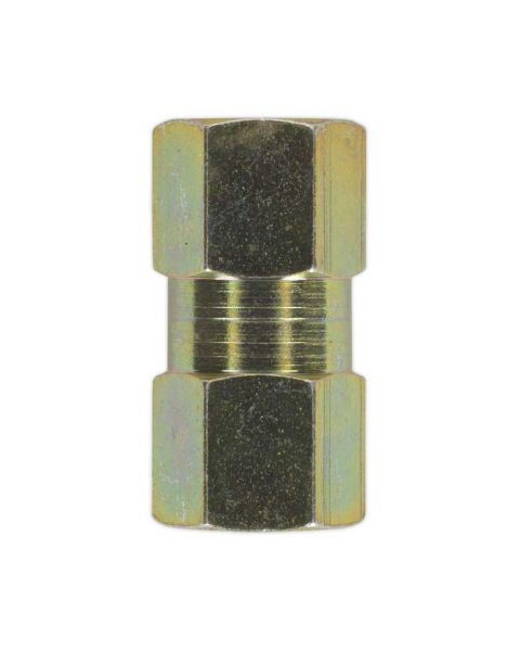 Brake Tube Connector M10 x 1mm Female to Female Pack of 10