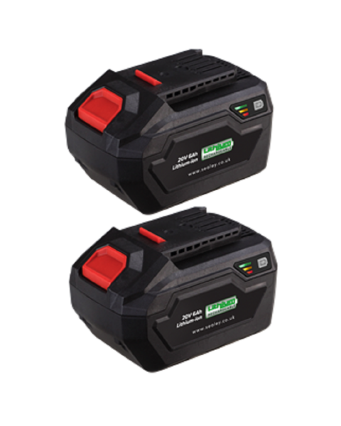 Power Tool Battery Pack 20V 6Ah Kit for SV20 Series