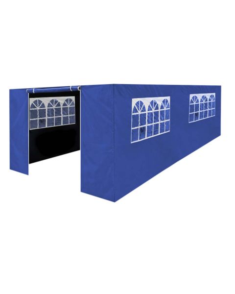 Dellonda Premium Gazebo Side Walls/Doors/Windows, 3 x 6m Models - Blue