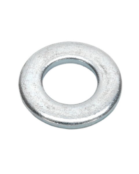 Flat Washer DIN 125 M10 x 21mm Form A Zinc Pack of 100