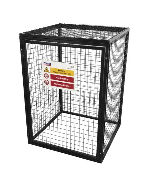 Safety Cage - 4 x 47kg Gas Cylinders