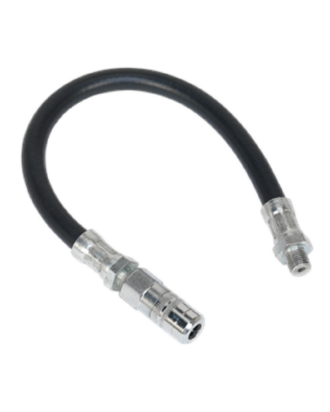 Rubber Delivery Hose with 4-Jaw Connector Flexible 300mm 1/8"BSP Gas