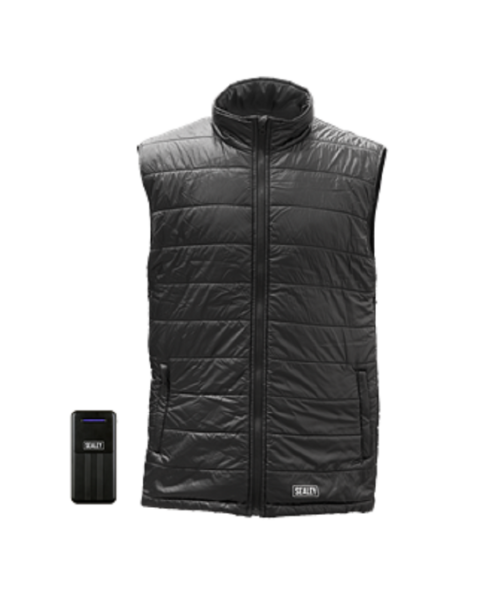 5V Heated Puffy Gilet - 44" to 52" Chest with Power Bank 20Ah