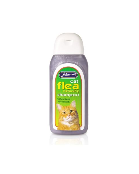 Johnson's Veterinary Cat Flea Cleansing Shampoo
