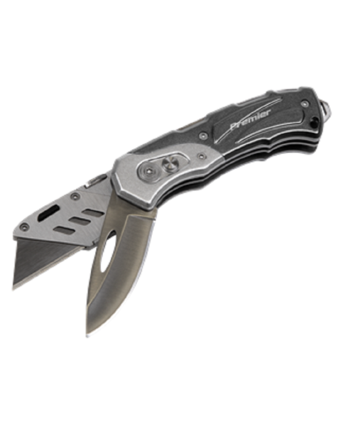 Pocket Knife Locking Twin-Blade