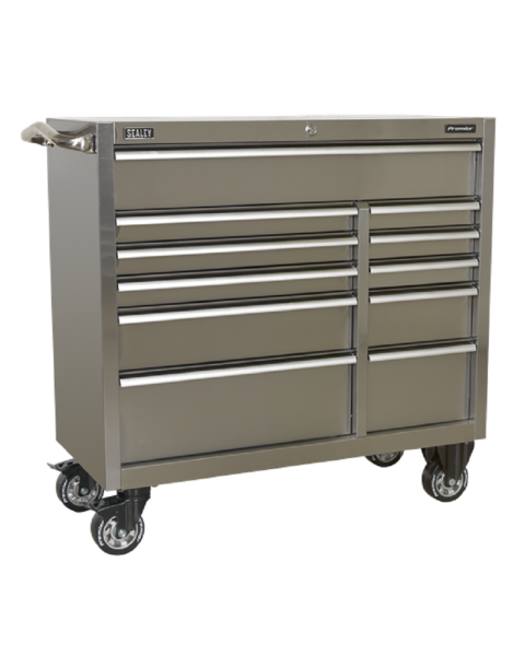 Rollcab 11 Drawer 1055mm Extra-Wide Stainless Steel Heavy-Duty