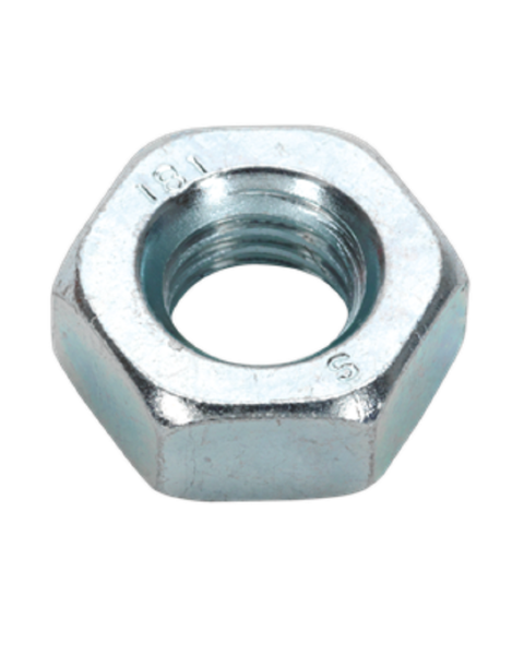 Steel Nut DIN 934 - M10 Zinc Pack of 100