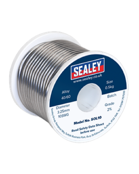 Solder Wire Quick Flow 3.25mm/10SWG 40/60 0.5kg Reel