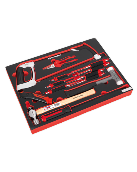 Tool Tray with Hacksaw, Hammers & Punches 13pc