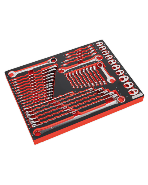 Tool Tray with Specialised Spanner Set 44pc