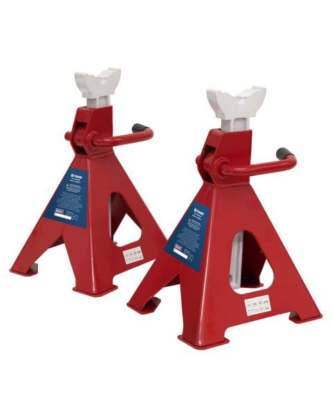 Axle Stands (Pair) 6 Tonne Capacity per Stand Ratchet Type